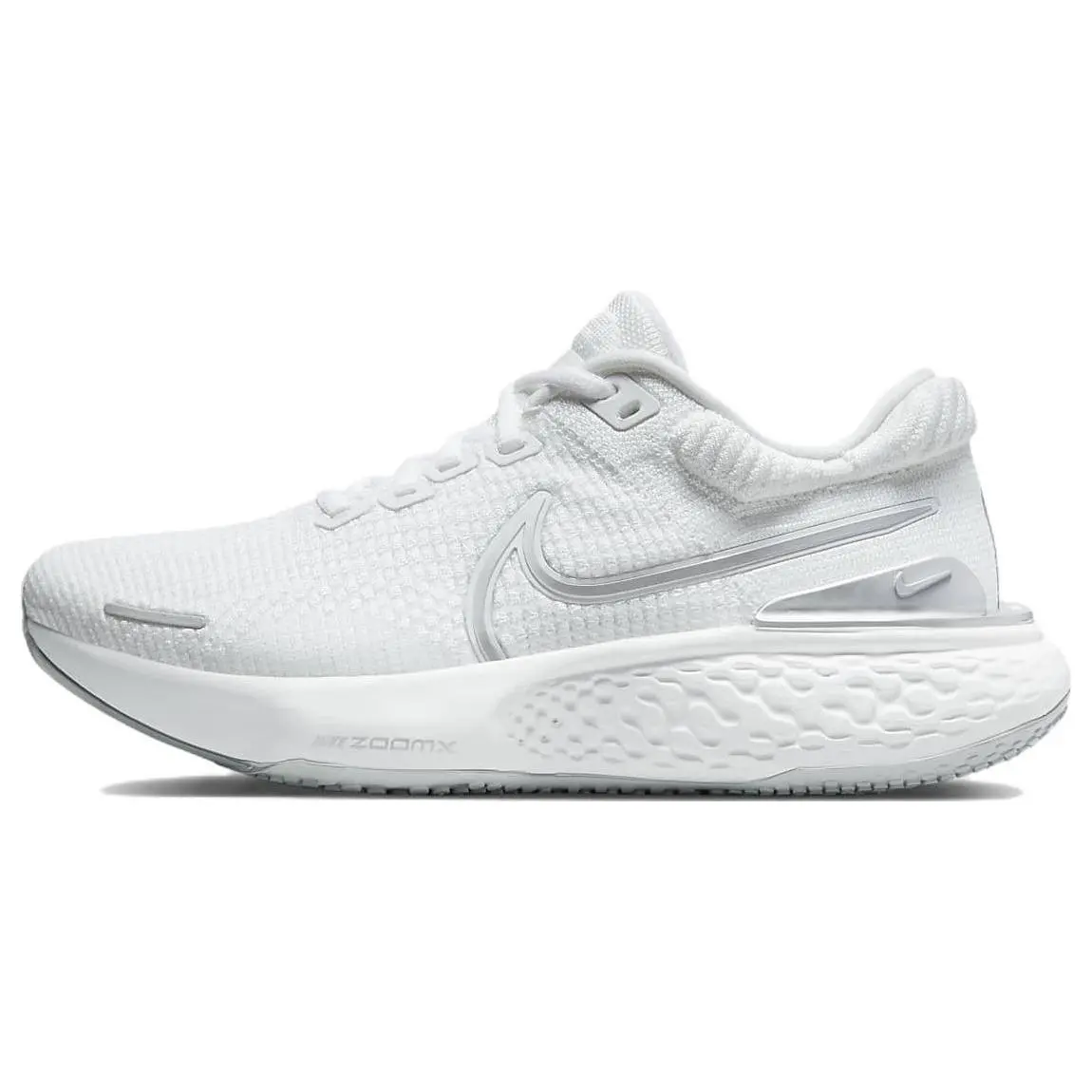 Nike ZoomX Invincible Run Flyknit 2 White Metallic Silver' Cushioned Low Top Casual Running Shoes Women's DC9993-101