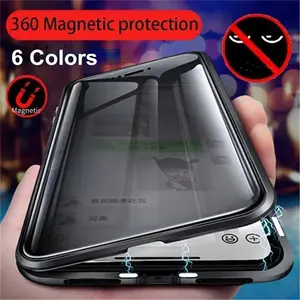 Privacy Anti Spy Magnetic 360 Protective Case For iPhone 14 Pro MAX 13 12 11 US