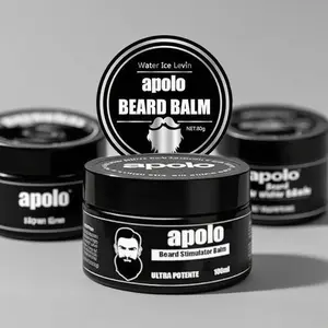 Apolo Ultra Potente Beard Balm for Men - Stimulating Beard Growth Formula - 100ml - Water Ice Levin