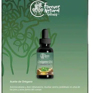Forever Natural Botanics Oregano Oil Carvacrol 75 Antimicrobial & Anti-inflammatory 1 Oz Bottle herbal  dietary supplement