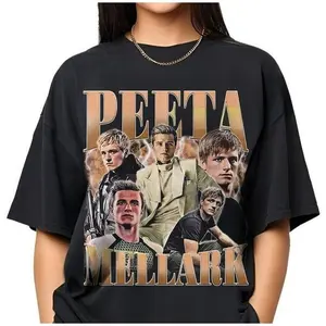 Peeta Mellark Vintage 90s Graphic Josh Hutcherson 90s Gift For Him and Her