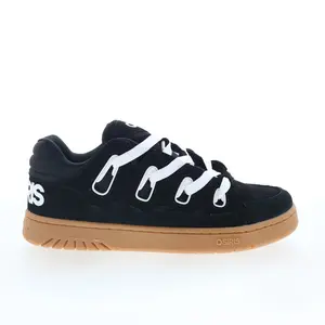 Osiris D3 S 1376 141 Mens Black Nubuck Skate Inspired Sneakers Shoes