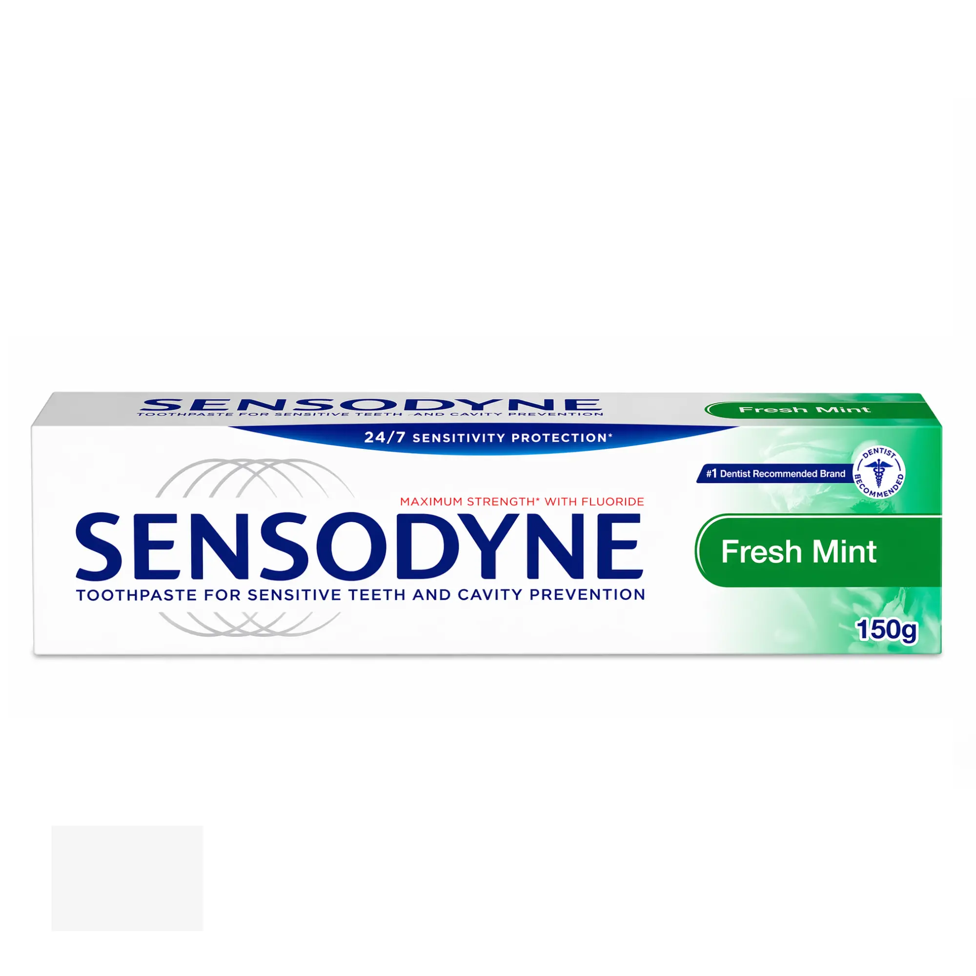 SENSODYNE Fresh Mint Toothpaste Fresh Breath & Clean Feel 150g No-Drip Nasal
