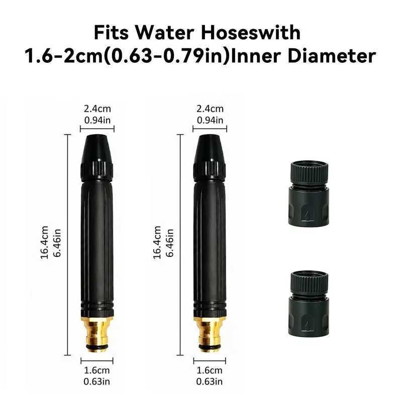 【Summer Sale Deals】  Home high-pressure car wash water gun with booster nozzle and hose, portable handheld water sprayer, a must-have for watering plants and vegetables, car washing, garden cleaning, pet bathing and outdoor rinsing.
