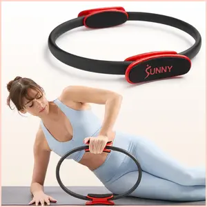 15" Pilates Ring Fitness Circle for Core Strengthening and Flexibility Training