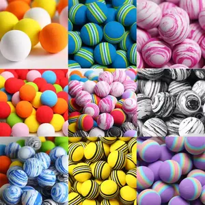 Colorful Golf Sponge Soft Rainbow Balls