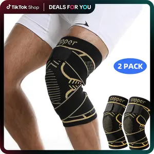 2 Pack IYDoaMea Compression Sleeve - Professional Support Brace With Adjustable Straps For Men And Women, Providing Comfortable Compression And Stability For Active Lifestyles (Order A Size Up) knee pain strap Lightweight Compression Dealsforyoudays