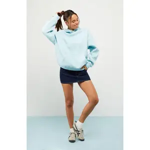 LA Hearts Women's Light Blue Ultra Soft Fleece Core Pullover Hoodie