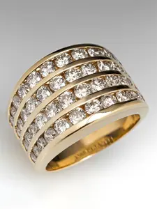 1 PC Charm Round CZ Cubic Zirconia Elegant Glittering Ring For Women Engagement Rings For Wedding Engagement Anniversary Party Jewelry Valentine's Day Gift