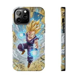 DragonS BallS Saiyan Son Gohan iPhone 17 16 15Pro, 14, 13, 12, 11, 8, XR Mini, Pro Max, Plus Accessories Protection unisex funny Compatible with iPhone 17 16 15 14 13 12 11 8 SE XR X XS Max Pro Plus