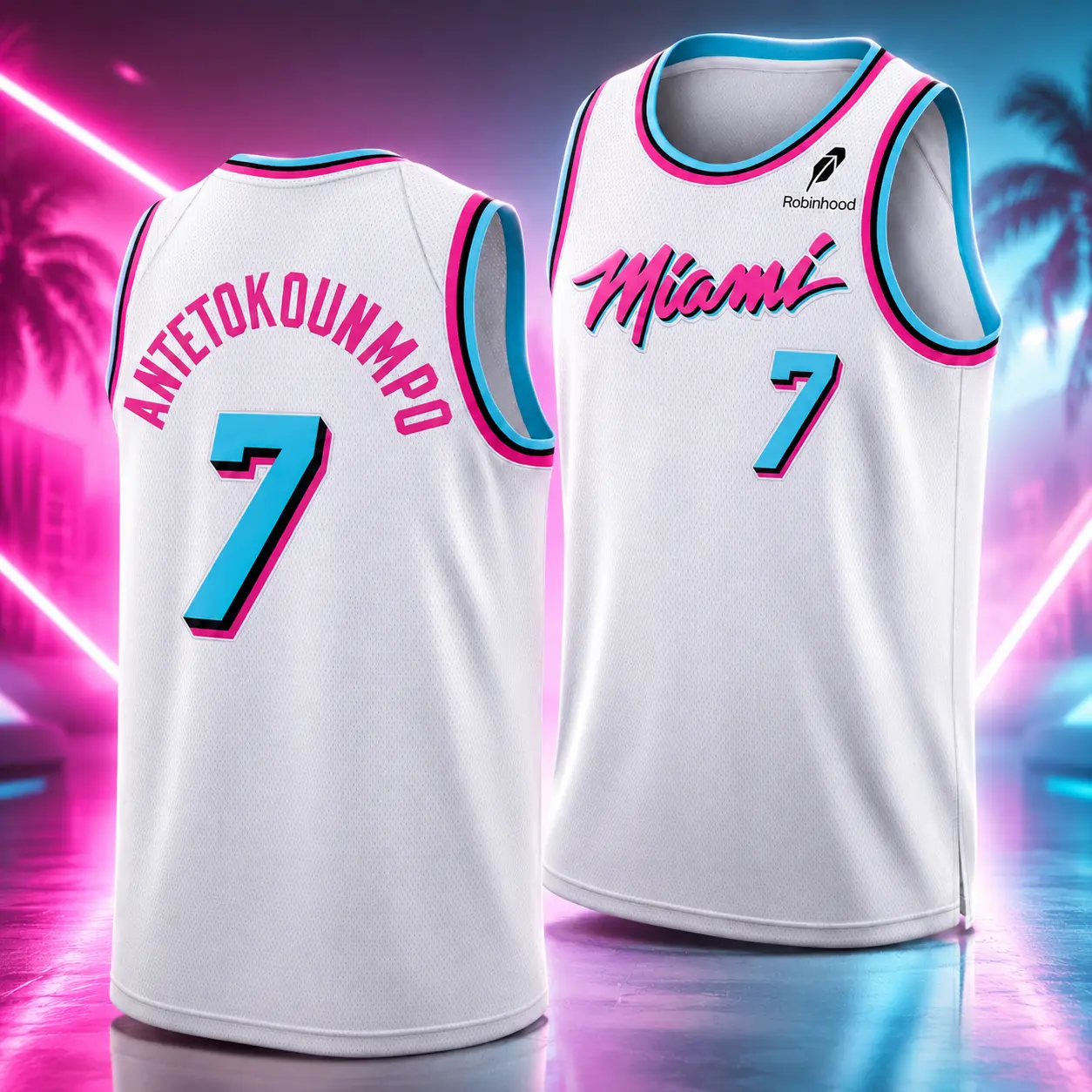 Giannis Antetokounmpo #7 Swingman Basketball Jersey Finals 2026 Full Logo