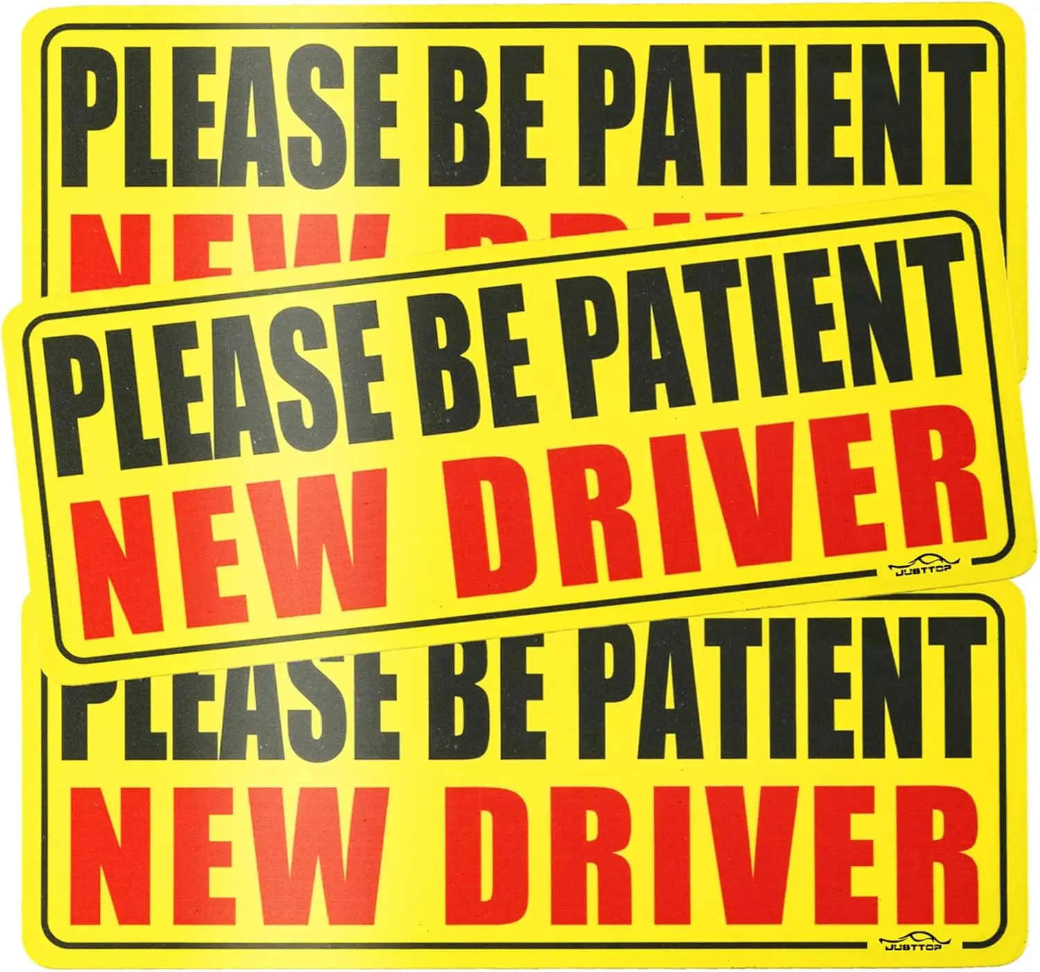 3Pcs New Driver Magnet Safety Warning Car Exterior Accessories