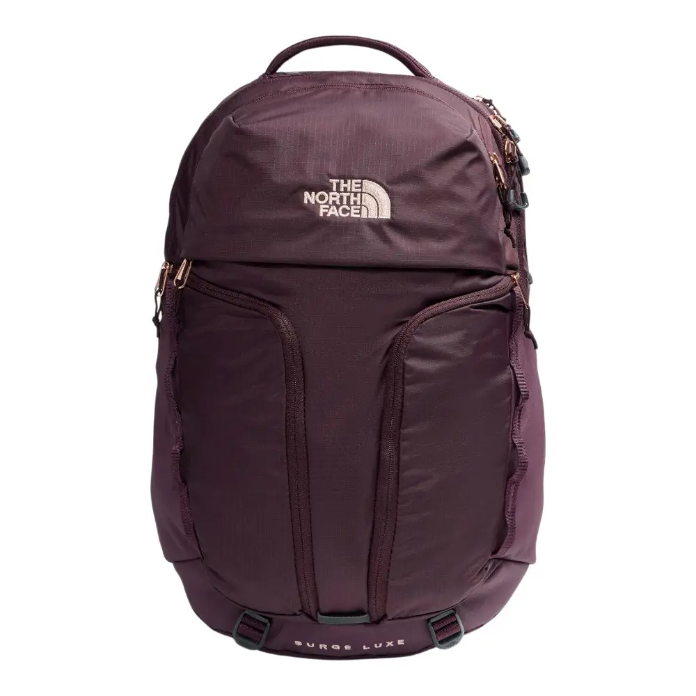 The North Face Womens Surge Luxe Backpack Travel Casual - Red