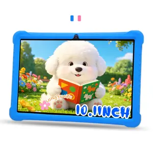10.1-Inch Kids Toddler Learning Entertainment Tablet, Anti-Drop Android, HD Dual Camera, Iwawa Learning APP, Parental Control, Lightweight Design, Portable, Educational Toy