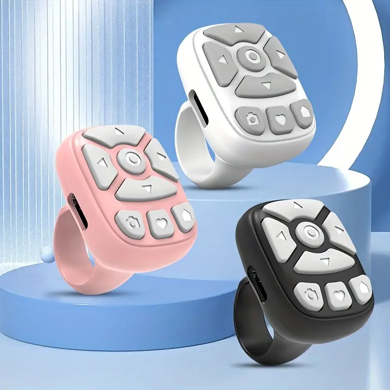 Wireless Remote Control for Page Flipping & Camera Shutter Add to cart Buy now | Video Scrolling | Music Playback | E-Book Compatible | USB Rechargeable