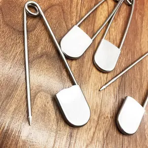Stainless Steel Safety Pin, Large Buckle Pin, Safety Paper Clip, Plus Stable Pin, DIY Sewing Supplies for Clothes, Crafts, Quilting, Sewing, Sewing Tools