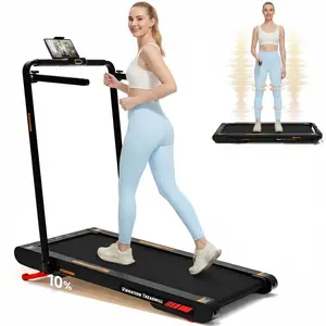 P3MAX Walking Vibration Pad with Foldable Handrail 5-in-1 Fitness Solution for Walking Jogging Vibration Massage and 2-Level Incline 2.5HP Brushless Motor