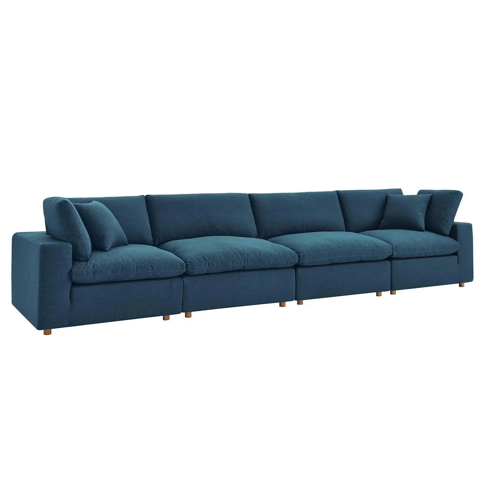 Modway Commix Down Filled Overstuffed 4 Piece Sectional Sofa Set, EEI-3357