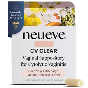 CV Clear | Cytolytic Vaginosis Relief | Lactobacilli Overgrowth and Vaginal Burning | NeuEve