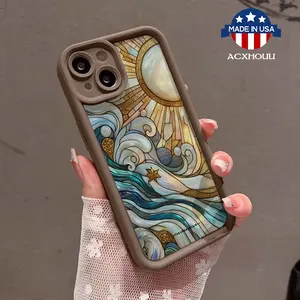 Feminine Soft Case for iPhone11/12/13/14/15/16/promax/x/xs/xr/xsmax Case wave pattern Durable, Ultra Slim, Cute and Practical | Lightweight Protective Case for Her