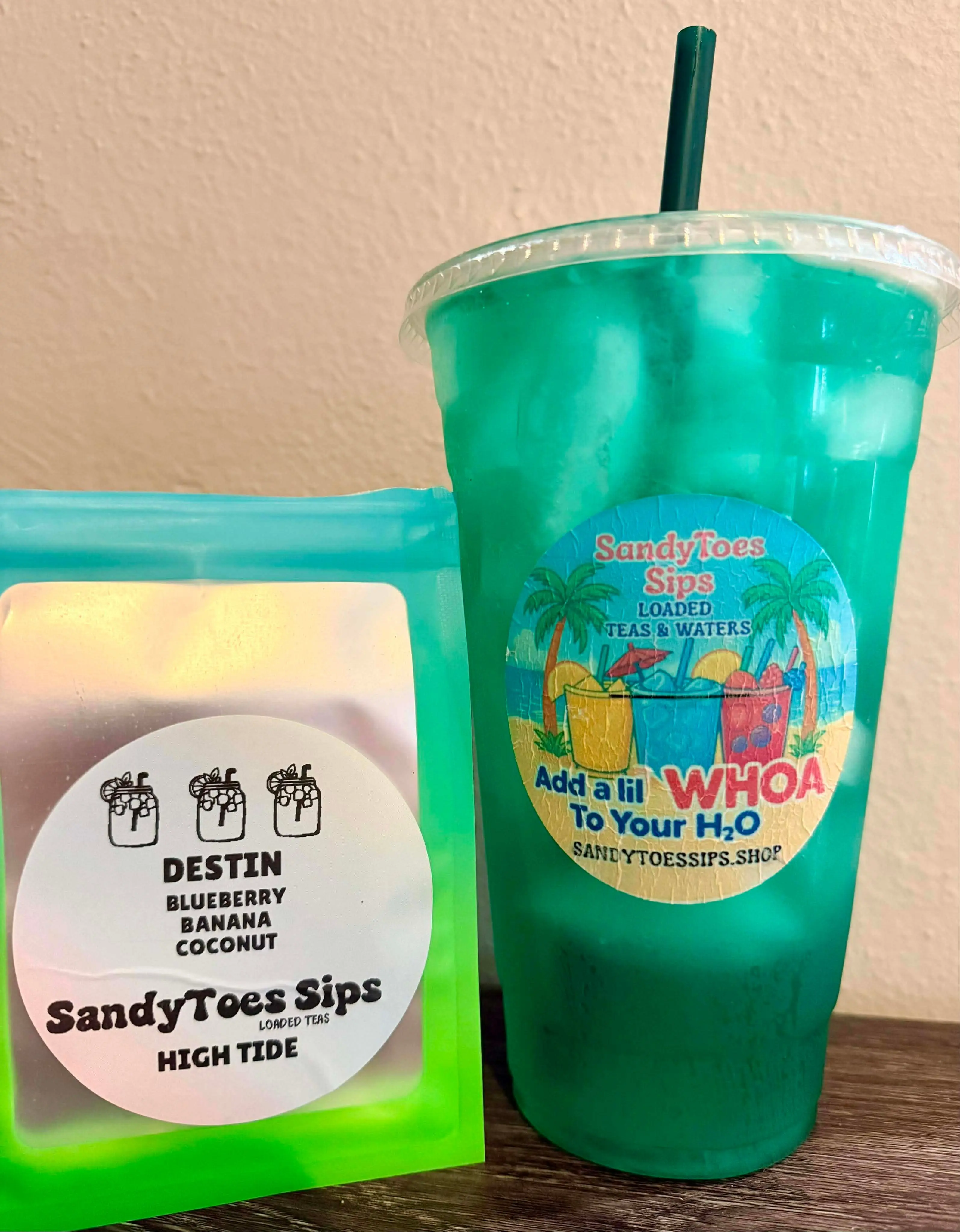 DESTIN Sugar-Free Loaded Tea or Loaded Water, Gluten-Free Beverage