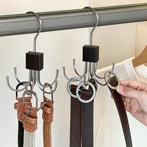 A Single Rotating Hanger Hook Designed for Both Men And Women, Featuring a Space-Saving Design with 360-Degree Rotation. Made from Durable Materials, It'S an Essential Closet Organizer And Makes a Perfect Gift for Home Organization Enthusiasts