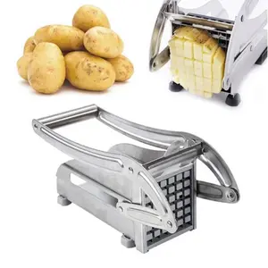 CIIEX French Fry Cutter with 2 Blades, Stainless Steel Potato Cutter for Air Fryer Fries, Heavy Duty Vegetable Cutter