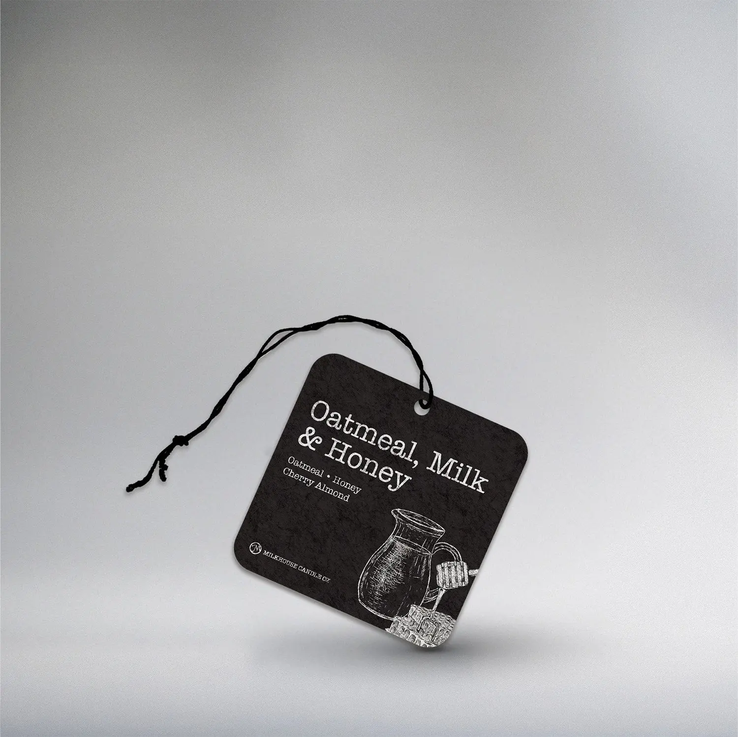 Milkhouse Candle, Oatmeal Milk & Honey, Car Air Freshener, Warm Oats, Creamy Milk & Wild Honey
