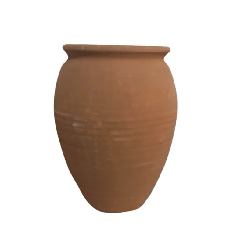 Handmade Mexican Terracotta Clay michelada coffee Cup - 6in Tall, Sturdy Classic Café de Olla Jarrito Tarasco Cantarito Mug for Drinks (Large)