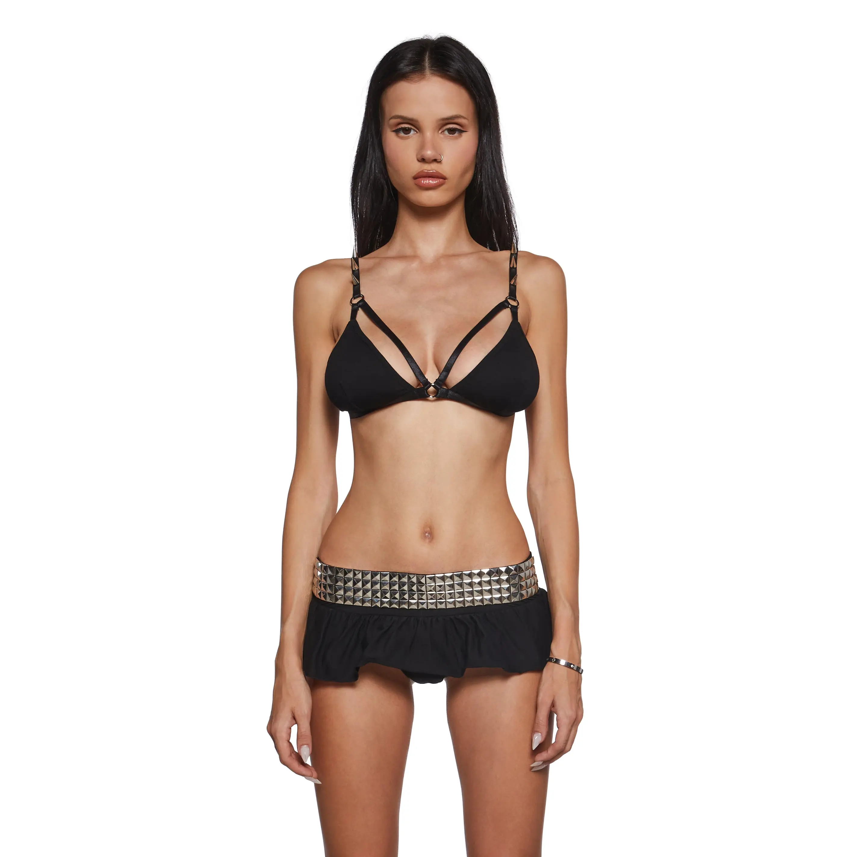 Hellborn Love Bikini Skirt Swimsuit Set