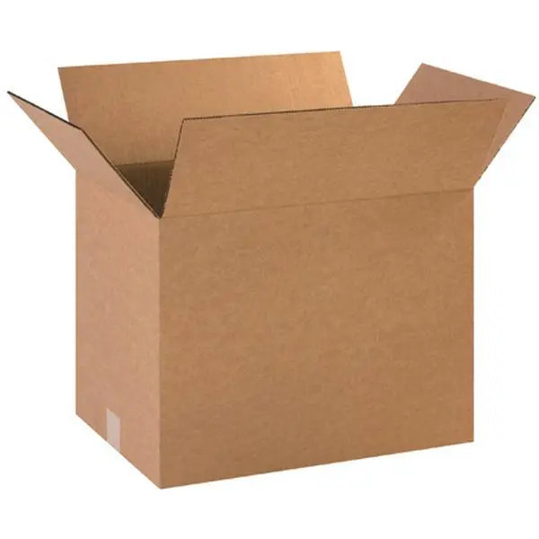 Box Partners 181214R 18x12x14" Rectangular Kraft Paper Cardboard Corrugated Boxes - Standard Strength, Flat Pack, 25-Count, Bundle Sale