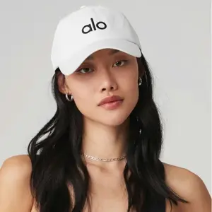 Alo Yoga District Style Baseball Cap, Adjustable Women’s Sport Hat, Casual Curved Brim Outdoor Tennis Pickleball Summer Cap