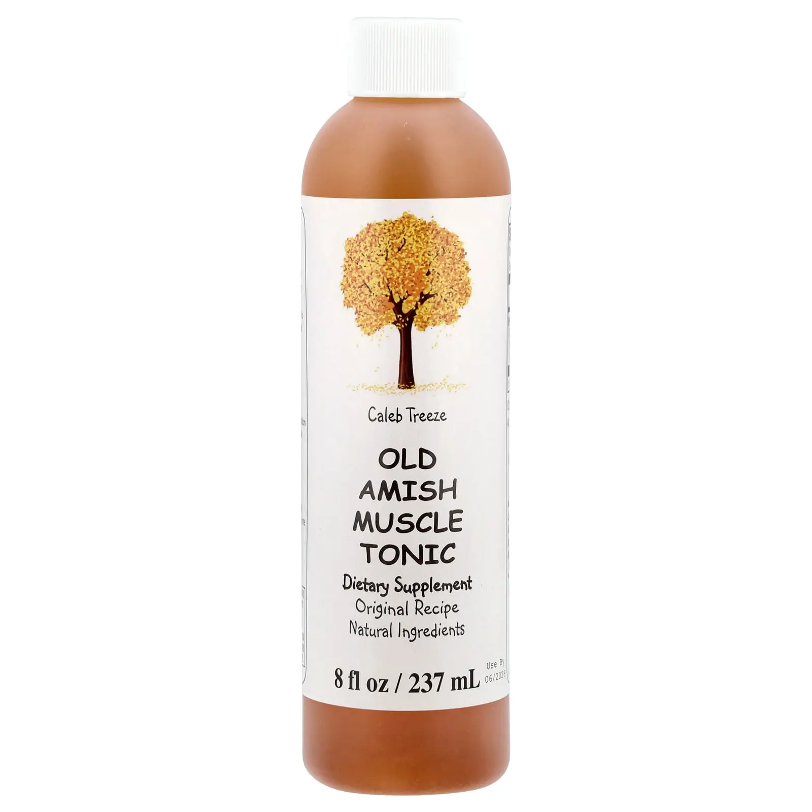 Caleb Treeze Organic Farm Old Amish Muscle Tonic, 8 fl oz (237 ml)