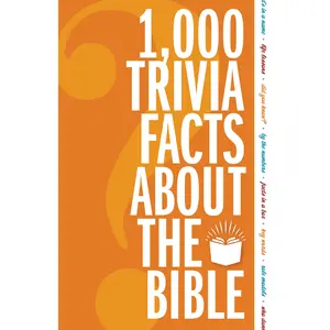 1,000 Trivia Facts About the Bible by Zondervan [Paperback Book]