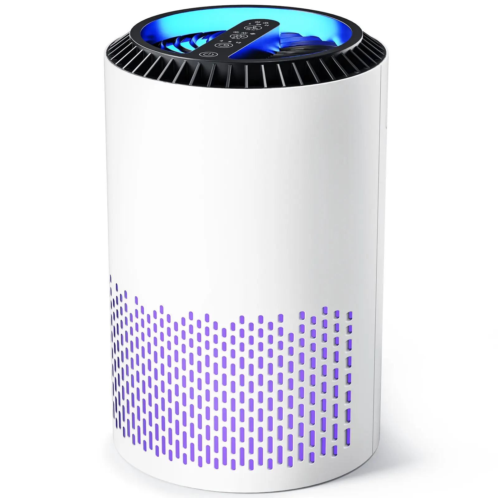 AROEVE MK01A Portable Air Purifier (Household Appliances) with Aromatherapy, Carbon Filter, Sleep Mode, Dual-Channel Air Inlets, Low Decibel Operation, 2000-Hour Filter Reminder, 120V, 25Cfm, Health & Allergy Relief, Aromatic Experience for 287 ft² Spaces