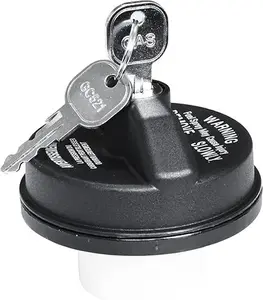 Tank Filler Cap Chevrolet Silverado Gas Toyota Compatible ABS Material Locking Fuel Cap Replacement 05278655AB 5278655AB for Chrysler Dodge Jeep Ram Models Black Unique Flat Bed S