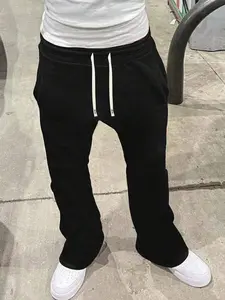 Men’s 100% polyester loose casual pants, soft and slightly stretchy, comfortable and breathable, featuring an adjustable waistband, suitable for year-round outdoor sports and fitness activities. Spring Statement