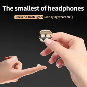 New Mini Invisible Wireless Earphones, Ultra Long Battery Life, Wireless Charging Case, HiFi Stereo Sound, Essential for Gaming and Music, Wireless Chargeable Headphones, True Wireless Headphones