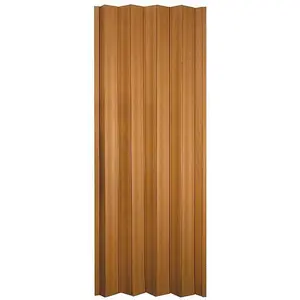 LTL Home Products Via 36" x 80" Vinyl Hinged Single Folding Door, Fruitwood LTL Home Products Via 36" x 80" Vinyl Hinged Single Folding Door, Fruitwood
