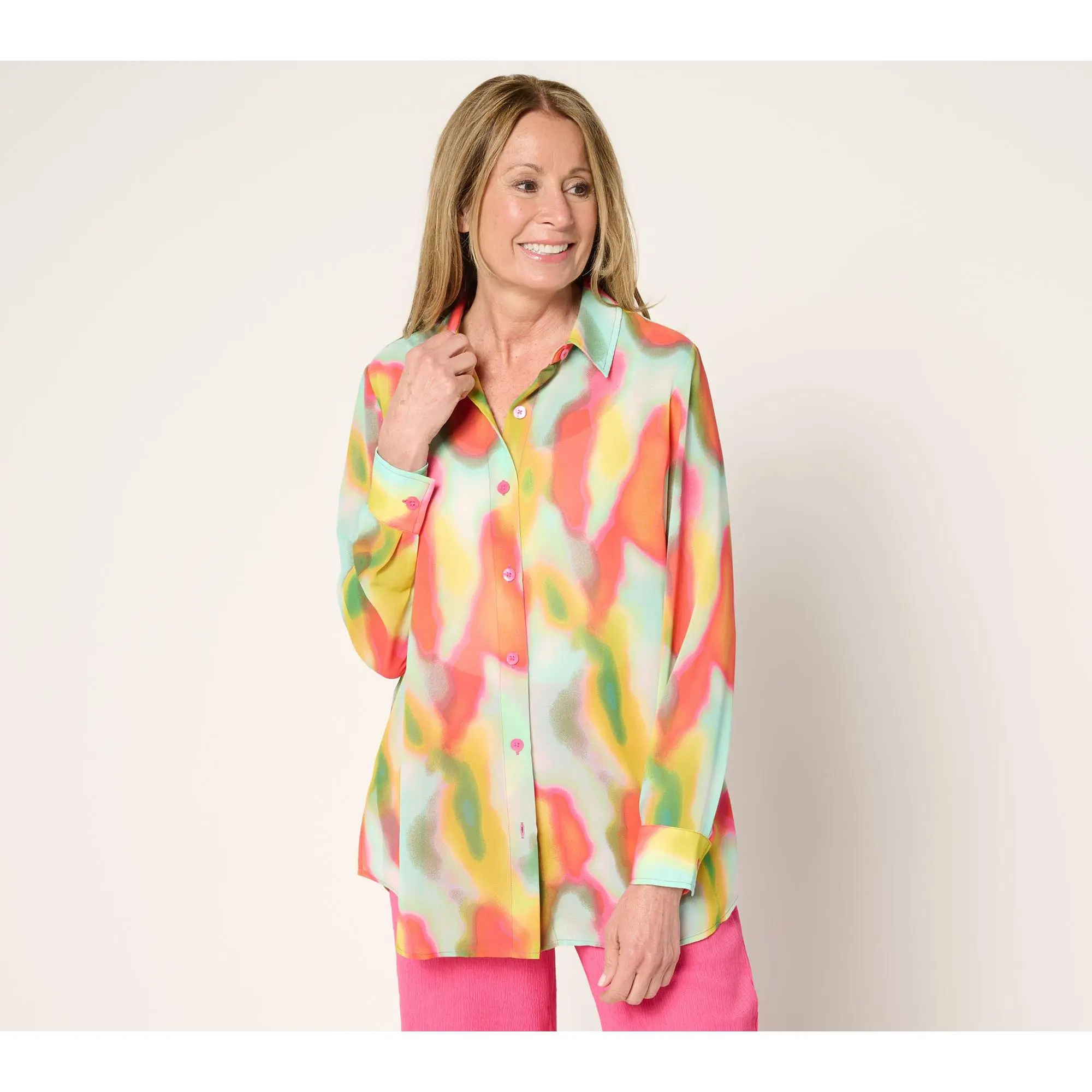 Brandis Dress Out Loud Serving the Curvy Bestie Printed Shirt
