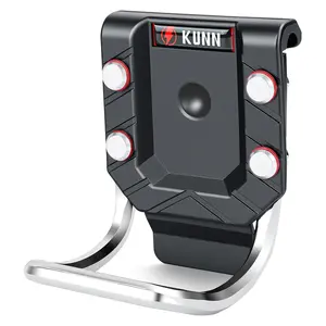 KUNN Hammer Holder for Belt, Quick-Release Tool Holster & Loop, Fits Up to 2.7" Belts, Heavy-Duty Aluminum Alloy Clip for Hammer, Hatchet, Mallet