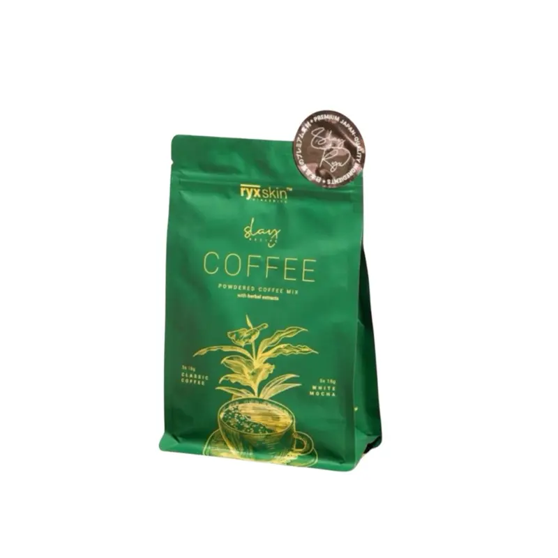 Ryx Coffee Healthy Coffee with Herbal Extracts:  Classic & White Mocha 10 Sachets