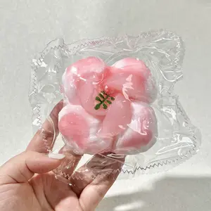 【Buy 3 get 1 free】Peach Pull-Apart Bread taba squishy slime squishies  kidstoysFood-Grade Silicone Slow-Rising Rebound Squishy Fidget Toys for Stress Relief - Soft Squeeze Toys with Thick Creamy Slime Texture, Handmade Non-Toxic Sensory Toys