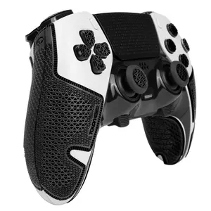 Controller Grip Tapes Compatible with PS5 DualSense Edge, Ultra Version Anti Slip Tape,  Absorbent,  kit, Compatible with  5 Edge Grips, Buttons, Trigge, D-pad Black