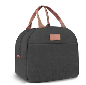 Insulated Lunch Bag for Women & Men, Water-Resistant Cute Cooler Tote Bag, Reusable Large Capacity Lunch Box for Work, Travel, Picnic