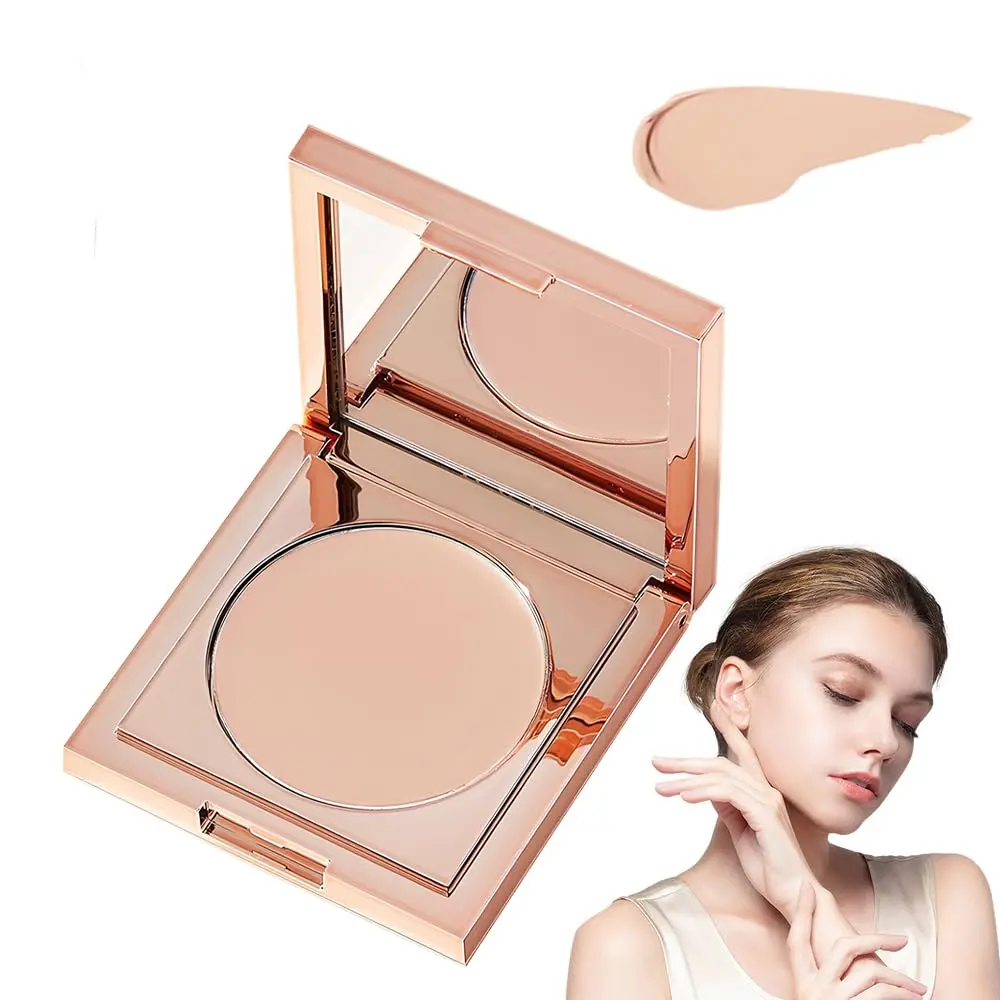 Colored Clay CC Undereye Corrector, 2025 New Under Eye Color Corrector for Dark Circles with Brush,Conceal Hydrating Concealer for Women,Colored Clay CC Undereye Concealer (Light-Medium Peach)