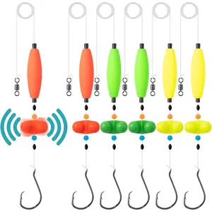 Catfish Rigs Float Rigs Catfishing Tackle Santee Rig 5/0 6/0 Circle Hooks for Peg Floats