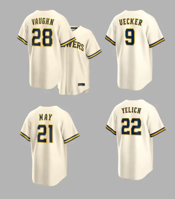2026 Edition Unisex Vintage Wisconsin Inspired Baseball Jersey Shirt - Team Name And Number Button-Down Short-Sleeve, Team Name Graphic, Retro Sports Casual Streetwear for Game Day Fans #BaseballJersey #GameDayOutfit