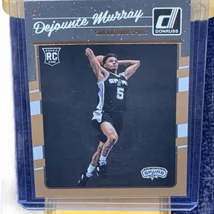 Donruss Dejounte Murray Rookie Card San Antonio Spurs RC Card Collectible Sports Memorabilia