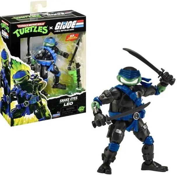 Teenage Mutant Ninja Turtles x G.I. Joe - Snake Eyes x Leo Action figurine/statue (TMNT)  [COLLECTIBLES] Action figurine/statue